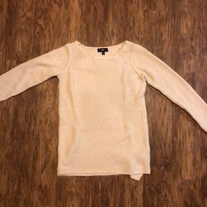 cream knit sweater